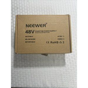 Neewer 1-Channel 48V Phantom Power‎ Supply